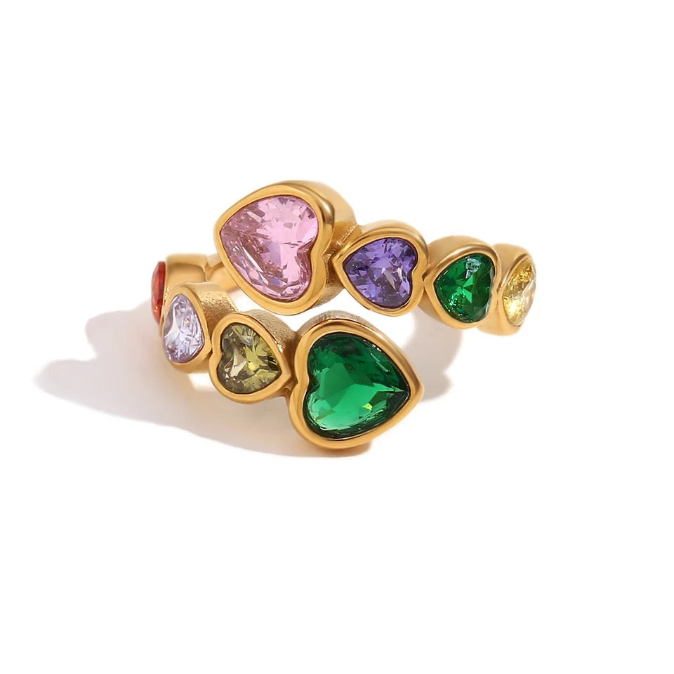 Meher Rainbow Ring (Adjustable Size)