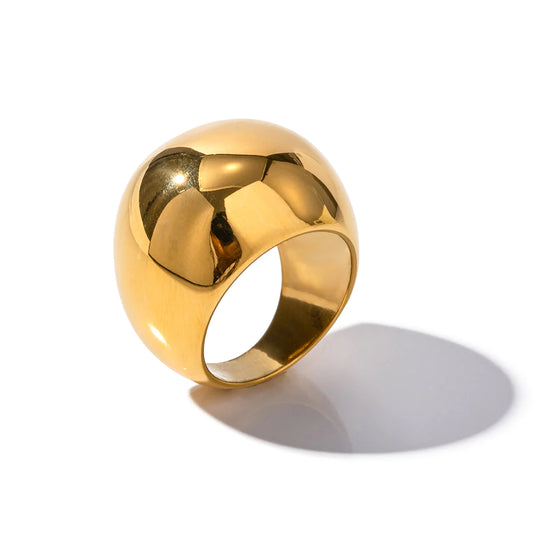 Thick Chunky Gold Ring