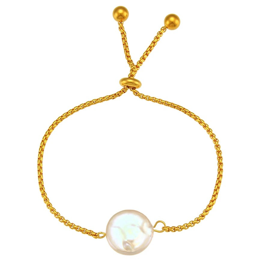 Pressed Pearl bracelet