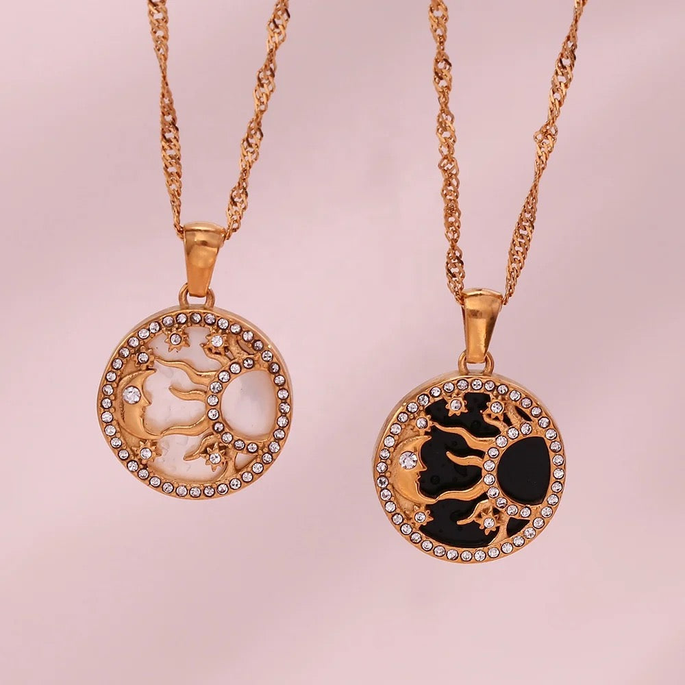 Moon Sun Necklace