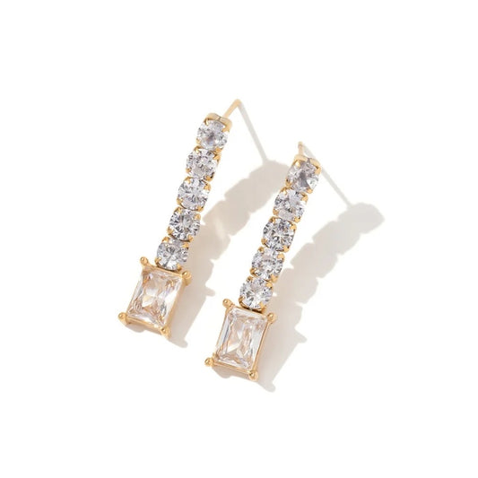 Iced Out Zircon Earrings