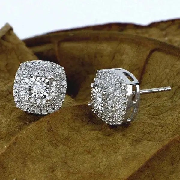 Silver Dolce Studs