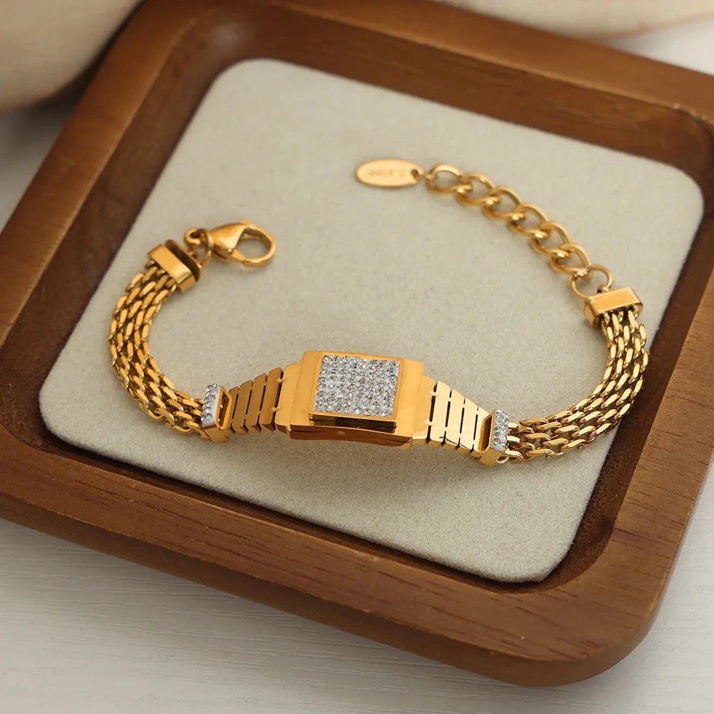 Cosmic Square Watch Bracelet