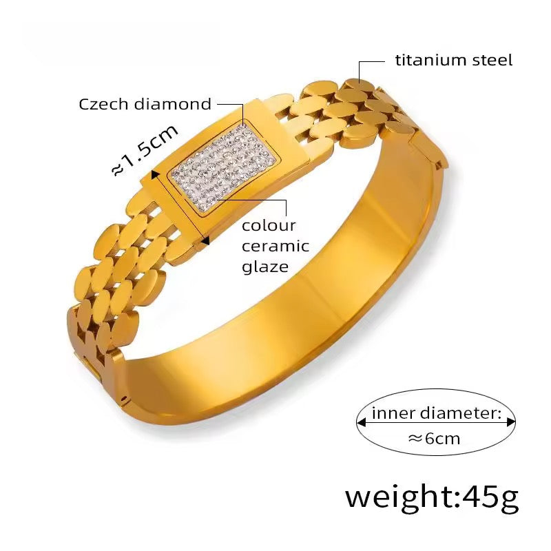 Lavish Square Bangle