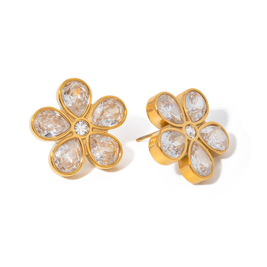 Bloom Gold Studs