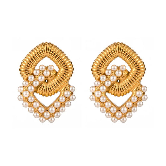 Monera Pearl Studs