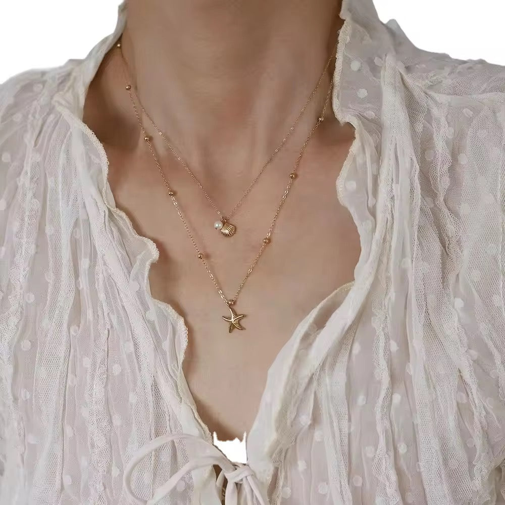 Ocean Double Layer Necklace