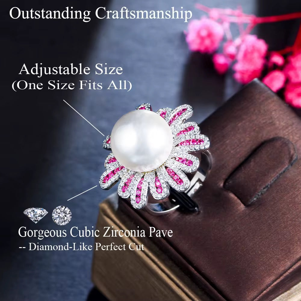 Pearl Coned Ring