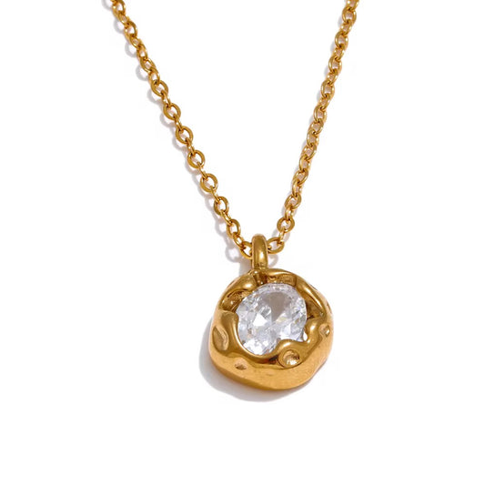 Irregular Diamond Necklace