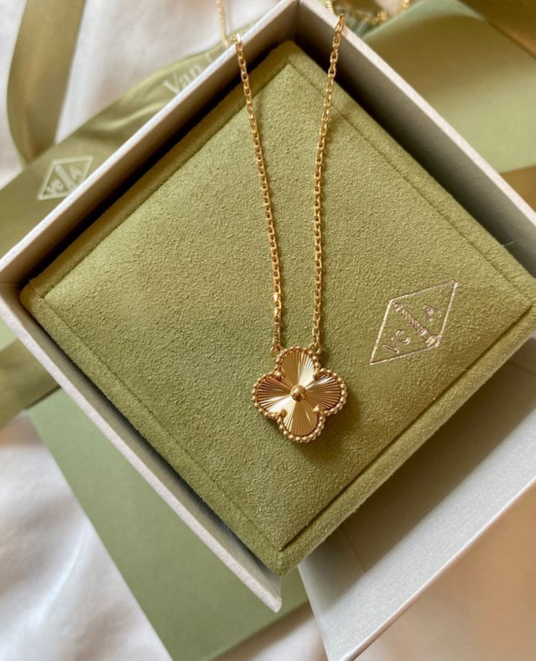 Gold Clover Necklace