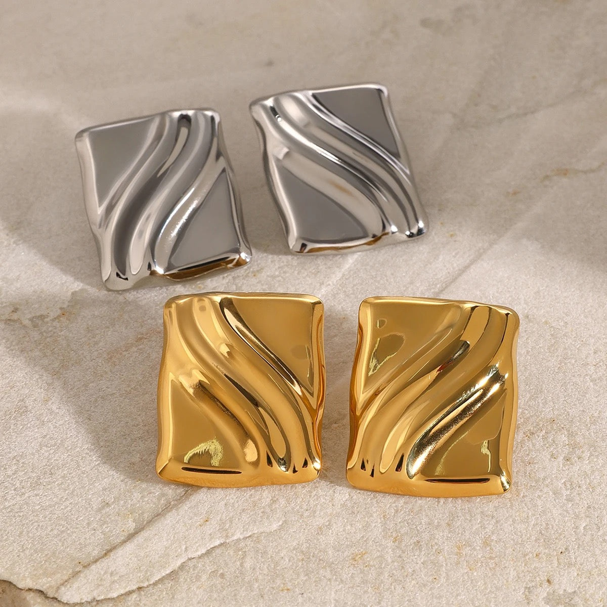 Rami Long Wave Studs