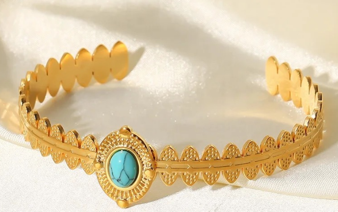 Turquoise Open Cuff