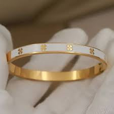 White Leaf Bangle
