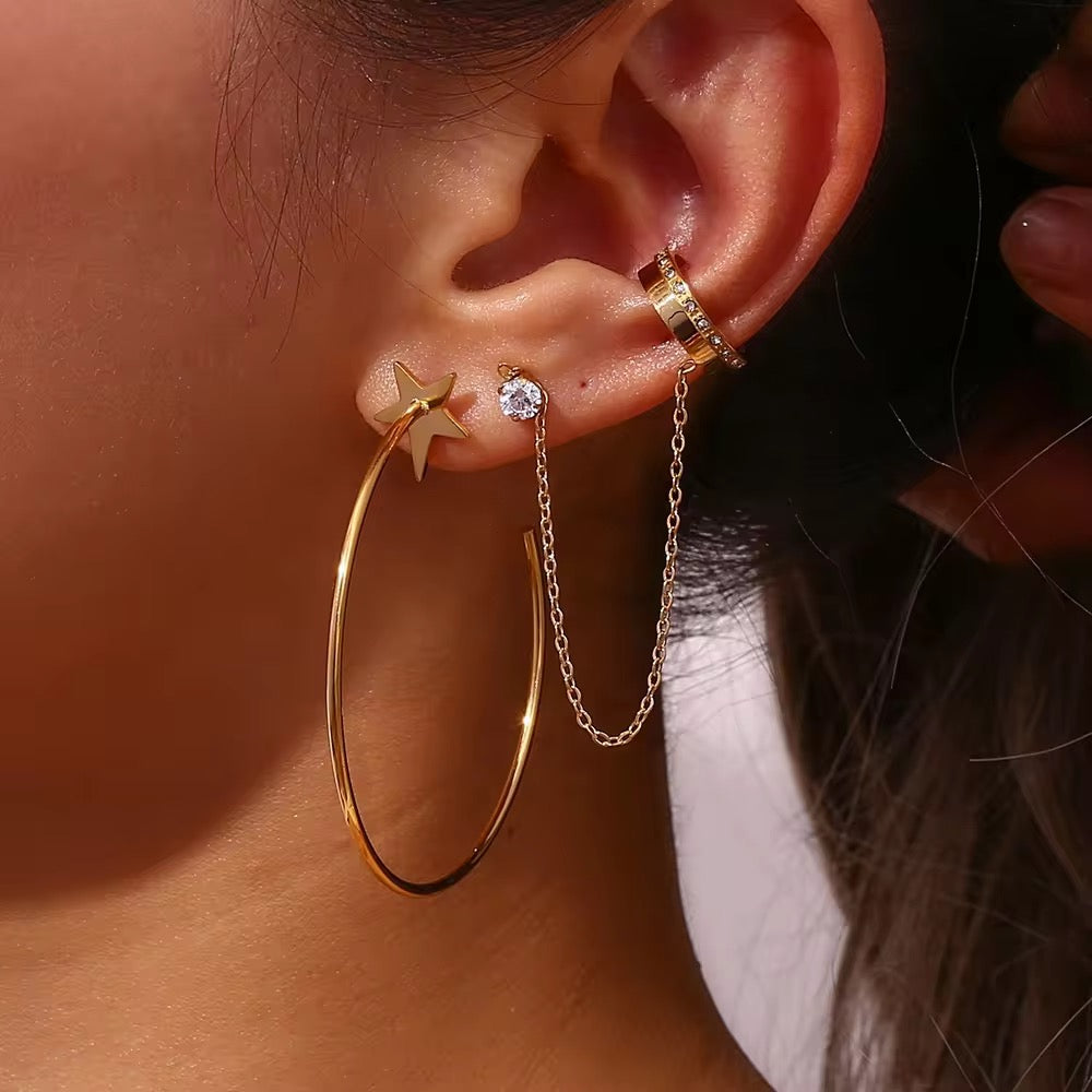 Ayma Earcuff Hoops