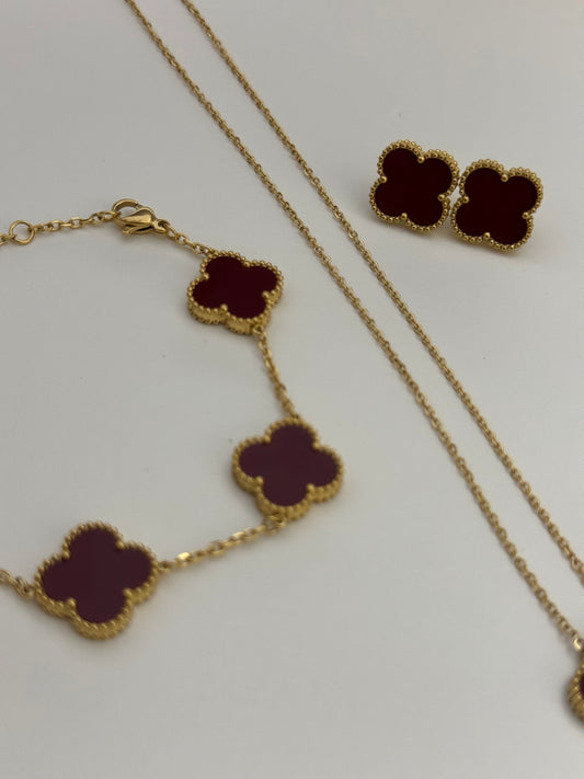 Maroon Clover Complete Set