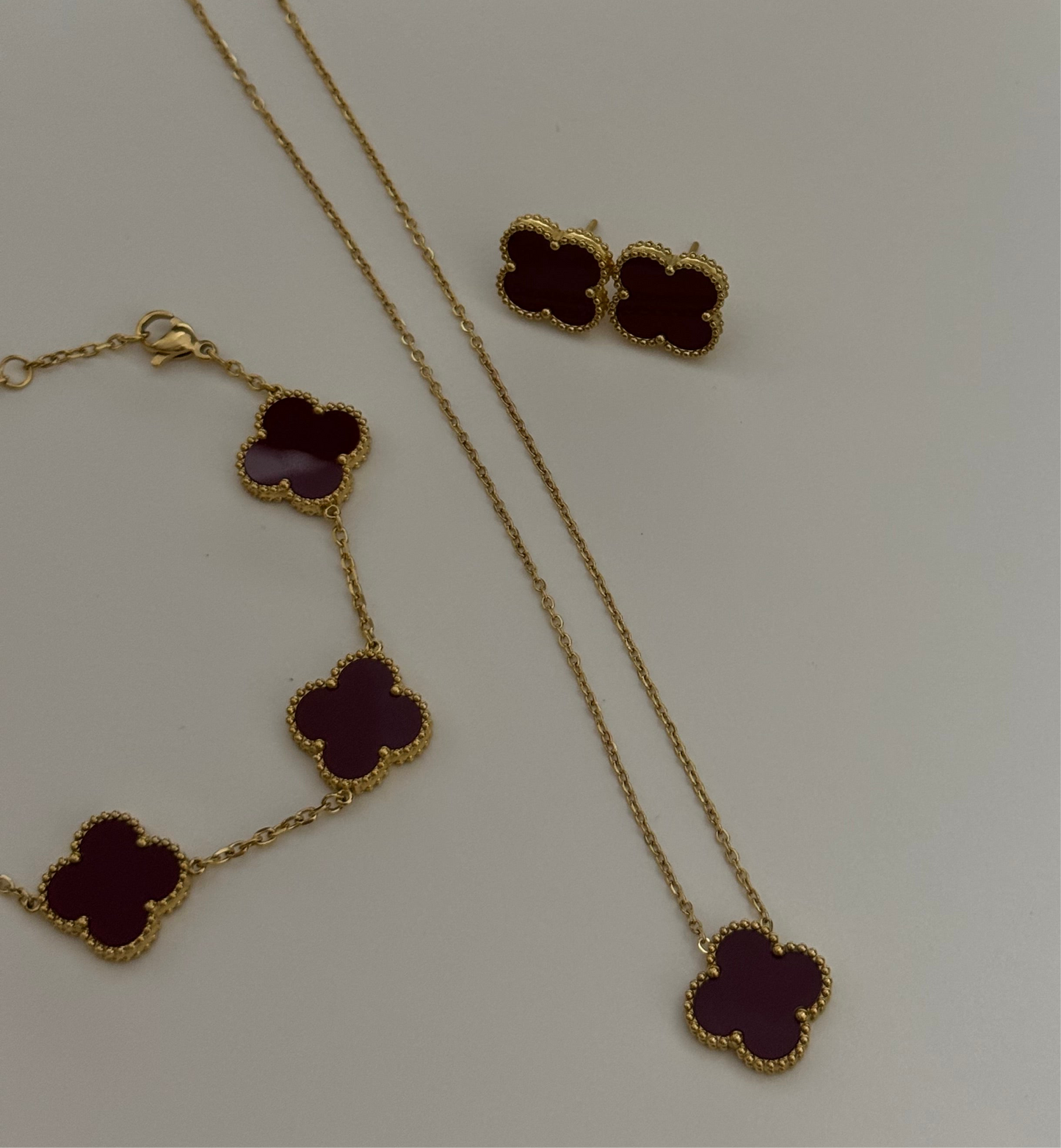 Maroon Clover Complete Set