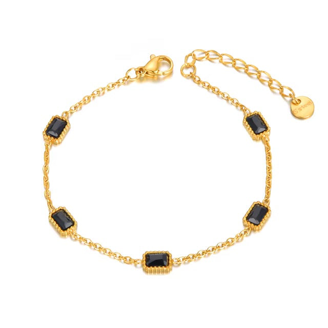 Black Dainty Bracelet