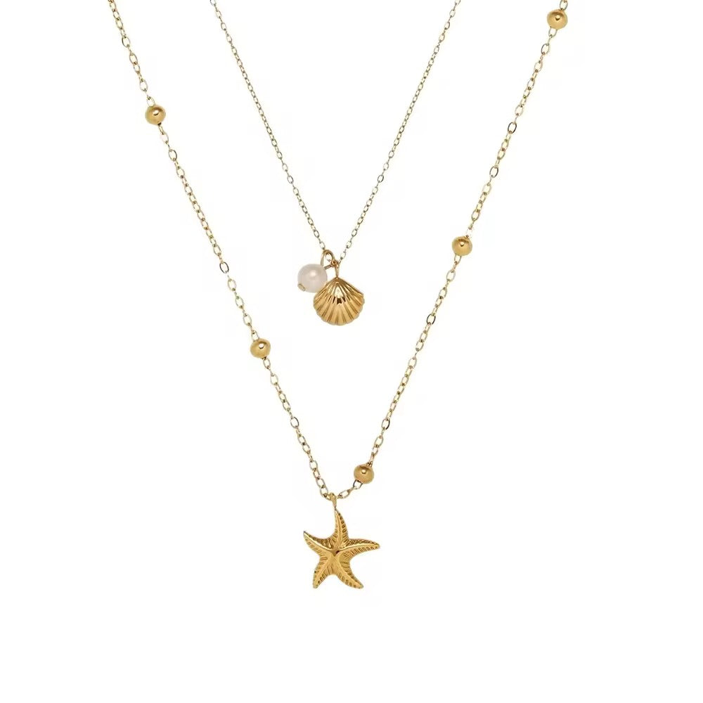 Ocean Double Layer Necklace