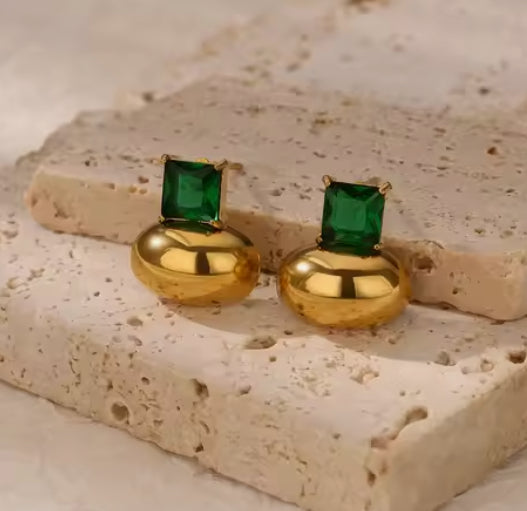 Green Solara Studs