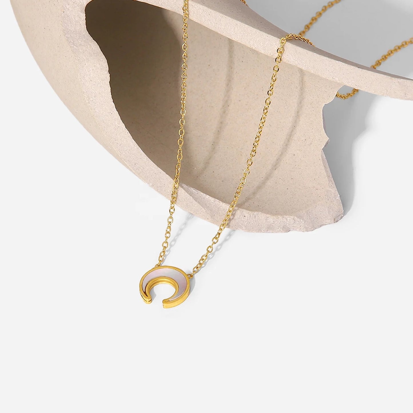 Moon Gold Necklace