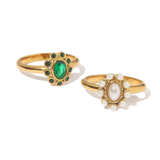 Emerald Wisteria Ring (Green)