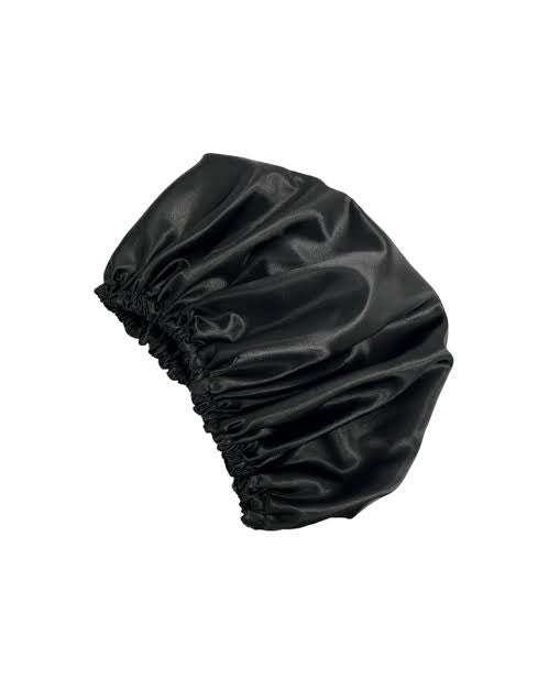 Black Silk Bonnet