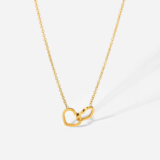 Double Heart Necklace