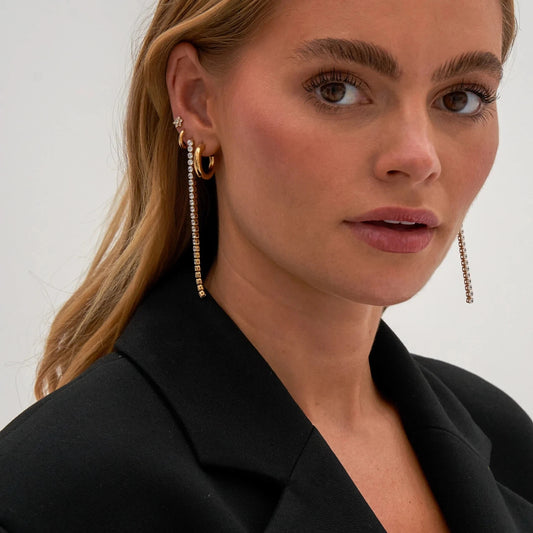 Tennis Tassel Earrings