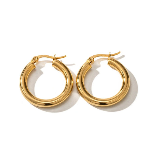 London Gold Hoops