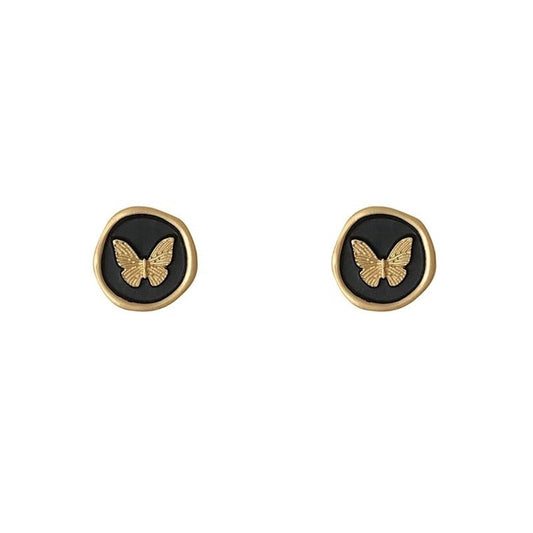 Vintage Butterfly Studs