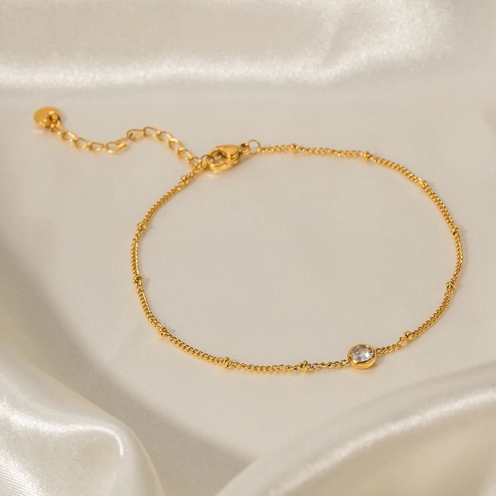 Bella Zircon Anklet