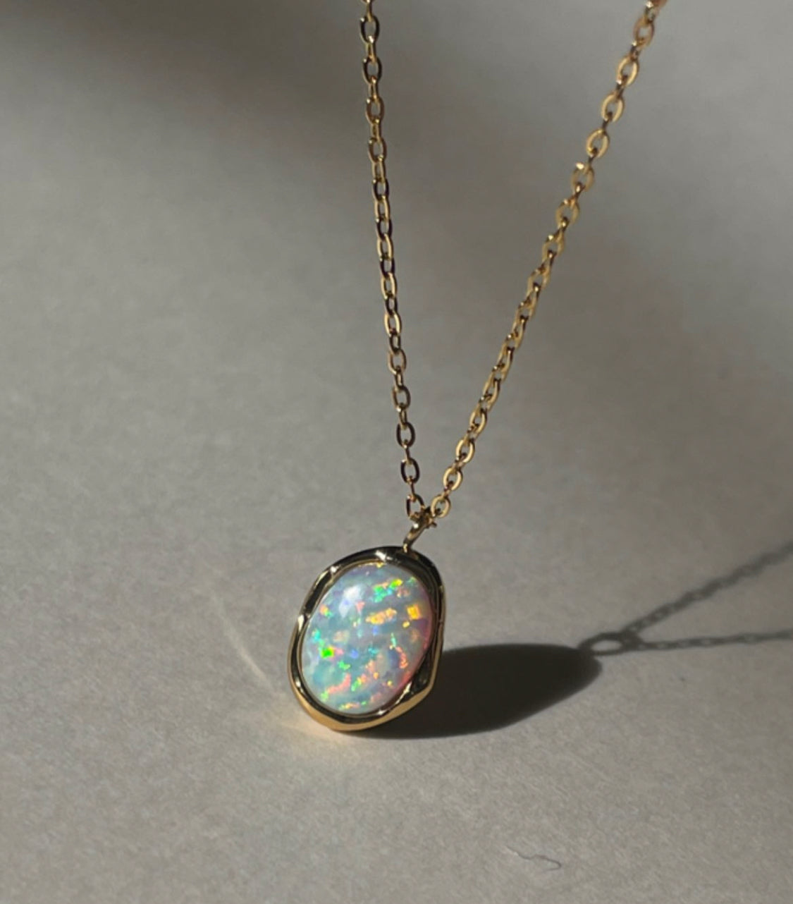 Opal Blaze Necklace