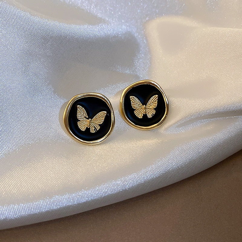 Vintage Butterfly Studs