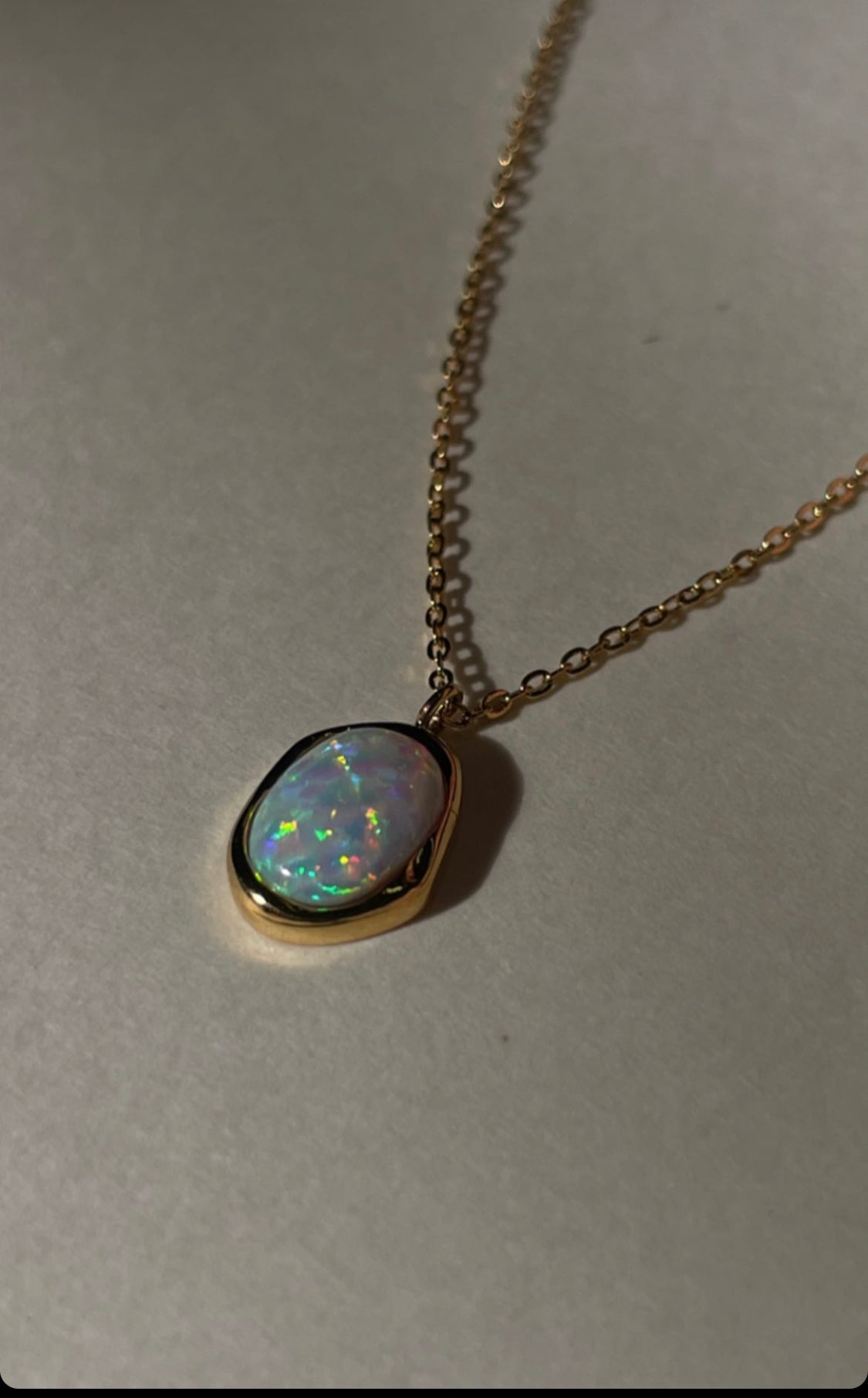 Opal Blaze Necklace