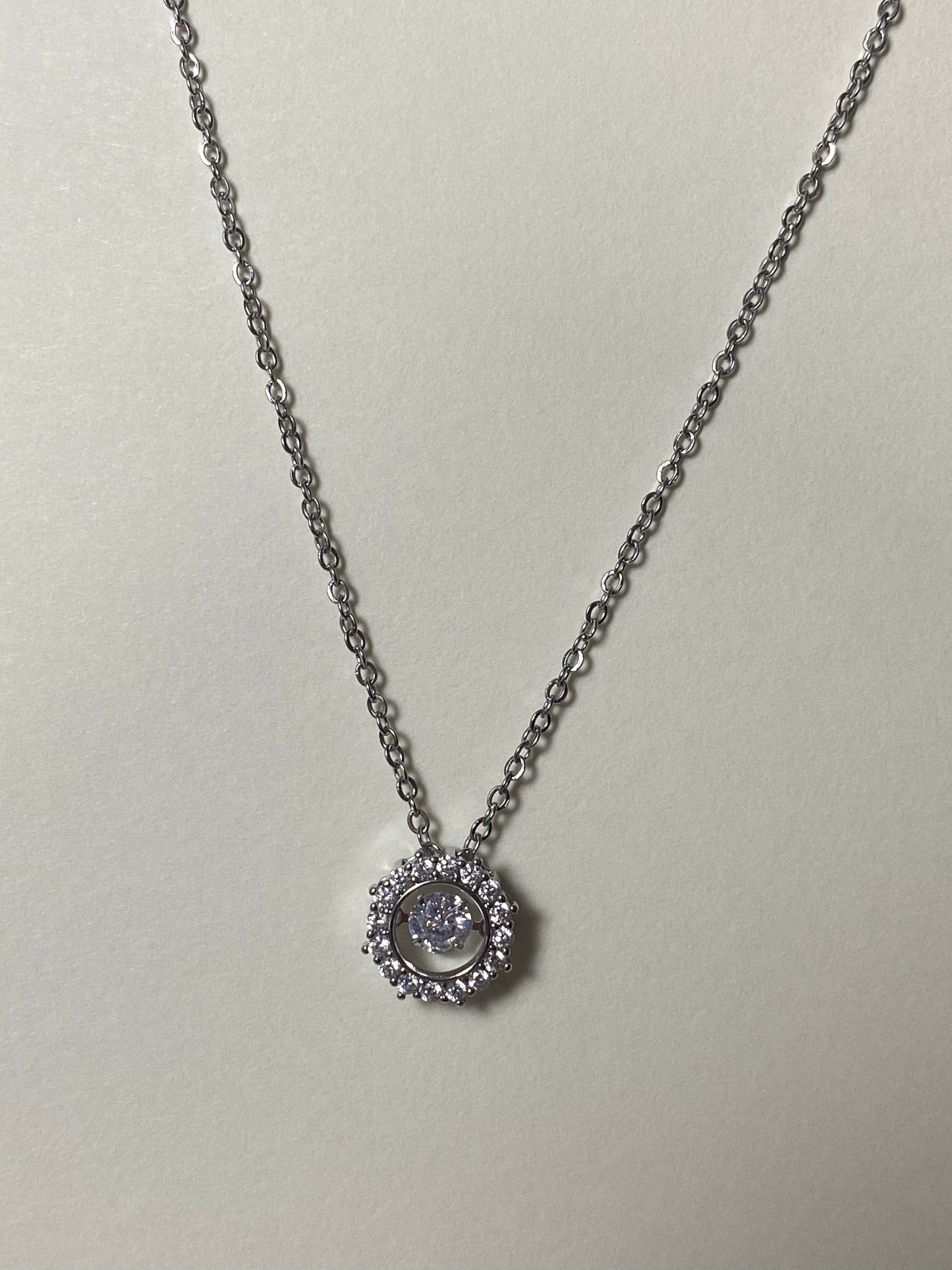 Silver Circle Necklace