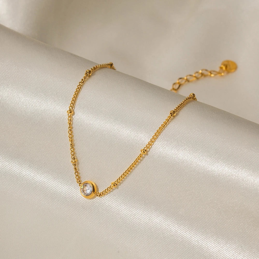 Bella Zircon Anklet