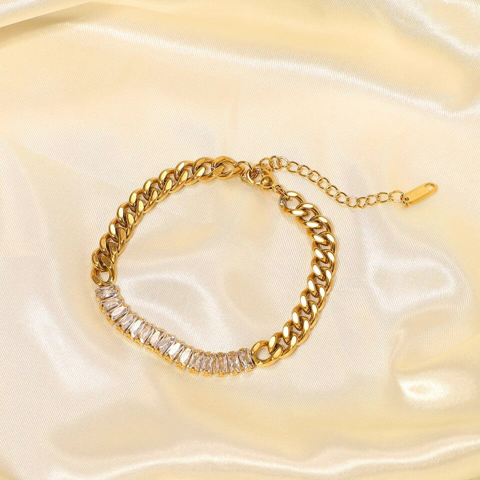 18k Monaco Bracelet