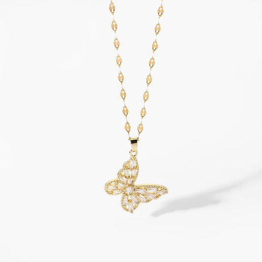 Dainty Butterfly Necklace