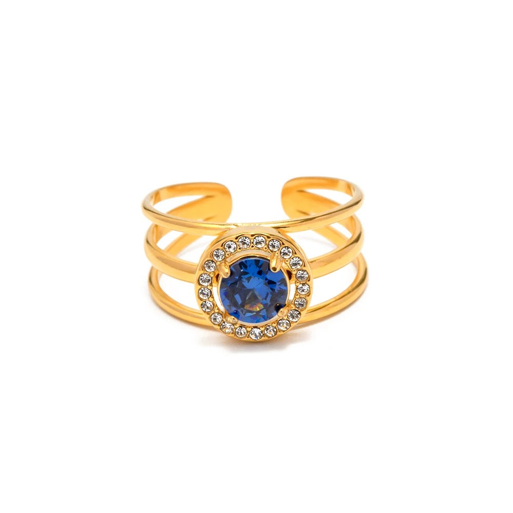 Sapphire Gold Ring