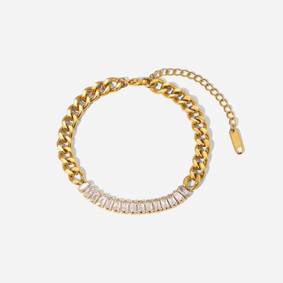 18k Monaco Bracelet