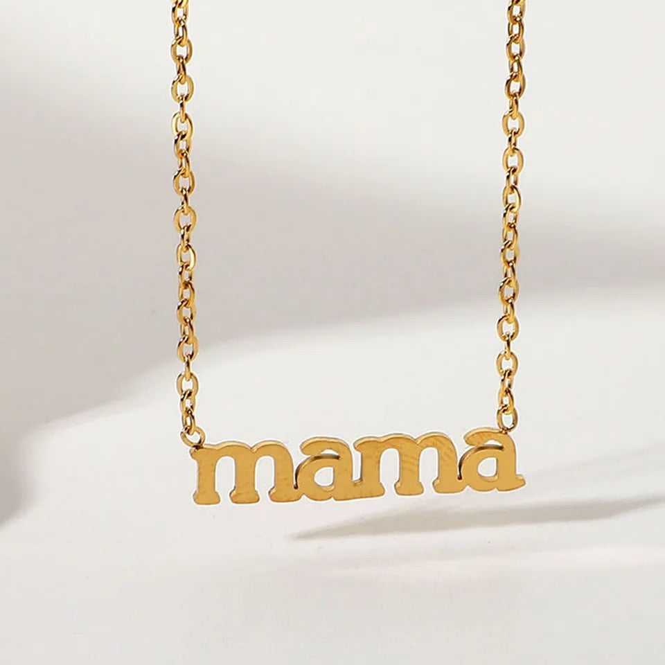 18K Mama Necklace