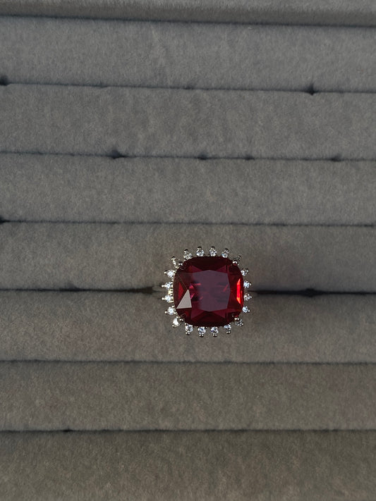 Ruby dangle Ring