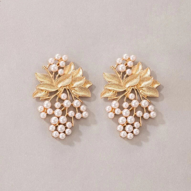 Gold Flora Earrings