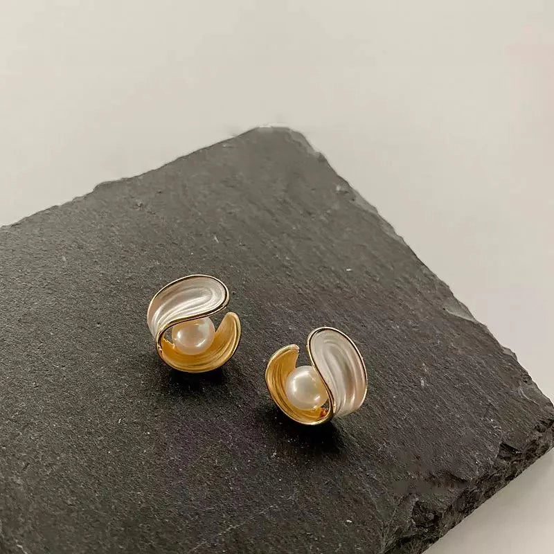 Oyster Pearl Studs