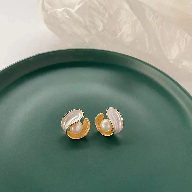 Oyster Pearl Studs