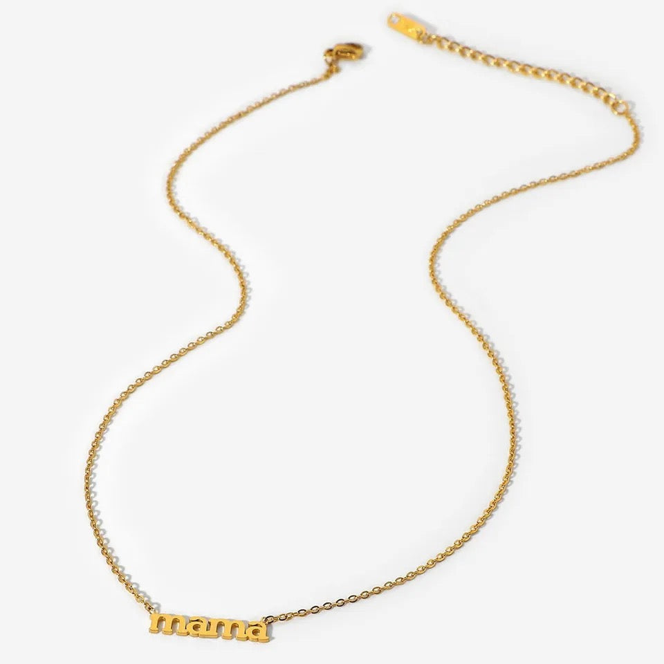 18K Mama Necklace