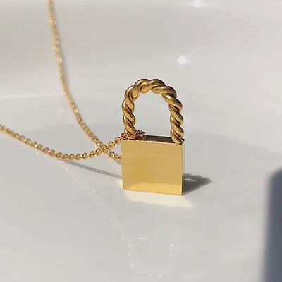 Twisted Lock Necklace