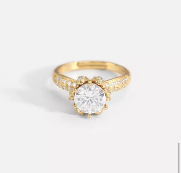 Crown Gold Ring