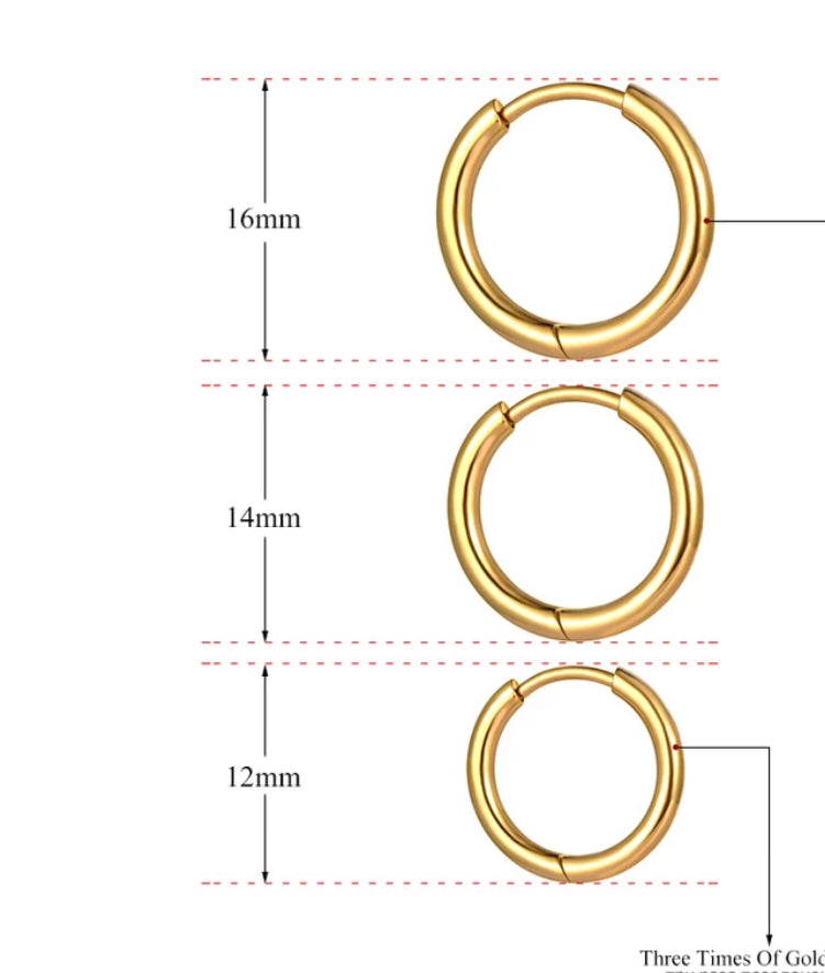 3 pairs Hoops Pack