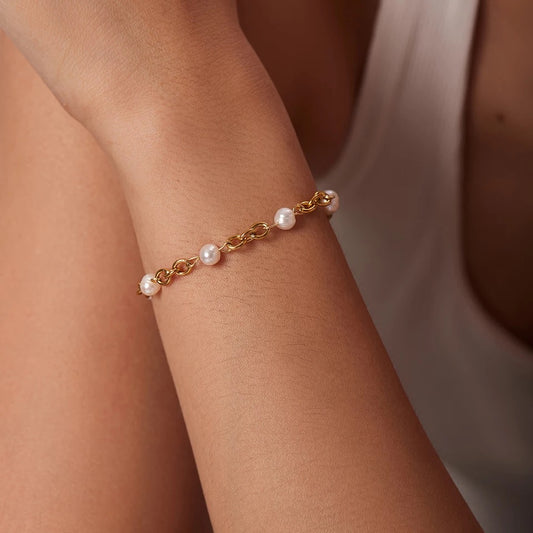 Pearl Link Bracelet